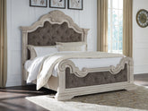 Diamond Furniture - Ashley Furniture - Bruchandi California King Upholstered Panel Bed - California King Upholstered Panel Bed - PCB948B5