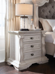 Diamond Furniture - Ashley Furniture - Bruchandi Nightstand - Three Drawer Night Stand - PCB948-93
