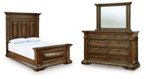 Diamond Furniture - Ashley Furniture - Frantanna Queen Panel Bed, Dresser and Mirror - Queen Panel Bed, Dresser and Mirror - PCB949B3