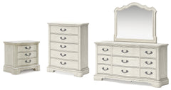 Diamond Furniture - Ashley Furniture - Arlendyne Dresser, Mirror, Chest and Nightstand - Dresser, Mirror, Chest and Nightstand - B980B12