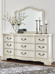 Diamond Furniture - Ashley Furniture - Arlendyne Dresser and Mirror - Dresser and Mirror - B980B1