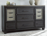 Diamond Furniture - Ashley Furniture - Foyland Dresser - Dresser - B989-31