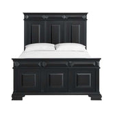 Queen Panel Bed in Black