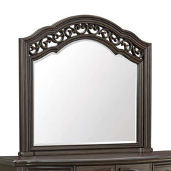 Dresser and Mirror Set in Mahogany