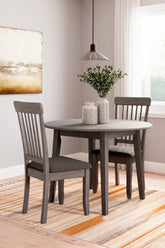Diamond Furniture - Ashley Furniture - Shullden Dining Table and 2 Chairs - Dining Table and 2 Chairs - D194D2