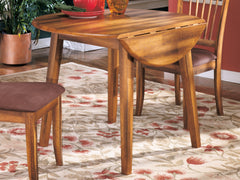 Diamond Furniture - Ashley Furniture - Berringer Dining Drop Leaf Table - Round DRM Drop Leaf Table - D199-15