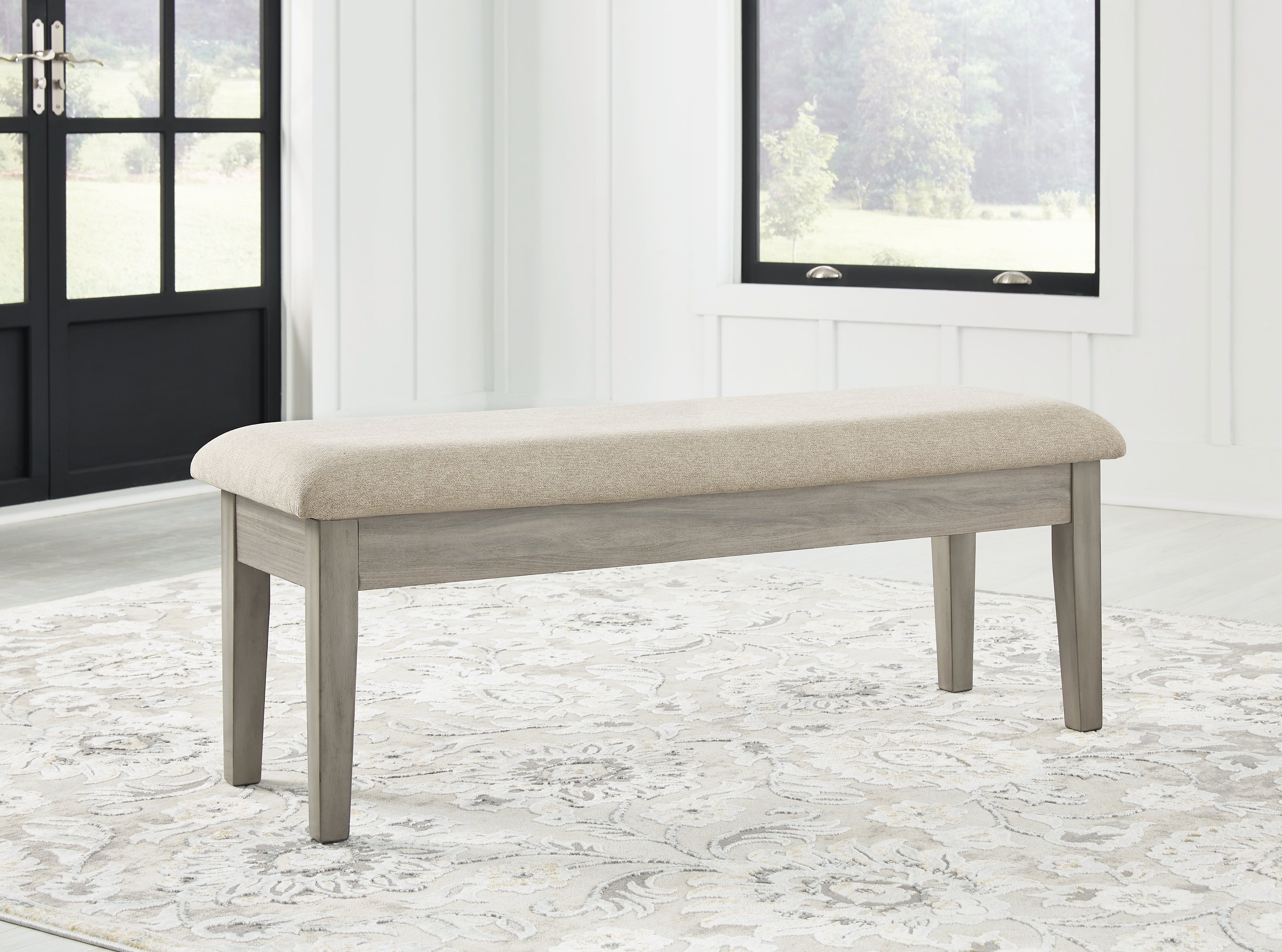 Diamond Furniture - Ashley Furniture - Parellen 48" Bench - Upholstered Storage Bench - D291-00