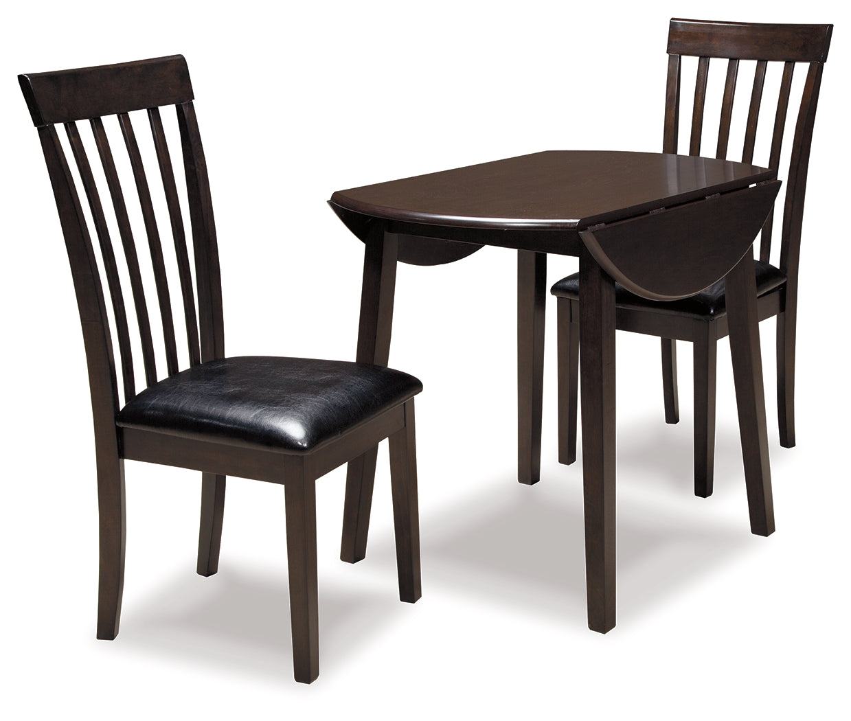 Diamond Furniture - Ashley Furniture - Hammis Dining Table with 2 Chairs - Dining Table with 2 Chairs - D310D2