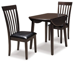 Diamond Furniture - Ashley Furniture - Hammis Dining Table with 2 Chairs - Dining Table with 2 Chairs - D310D2