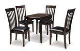 Diamond Furniture - Ashley Furniture - Hammis Dining Table and 4 Chairs - Dining Table and 4 Chairs - D310D1