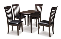 Diamond Furniture - Ashley Furniture - Hammis Dining Table and 4 Chairs - Dining Table and 4 Chairs - D310D1