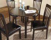 Diamond Furniture - Ashley Furniture - Hammis Dining Drop Leaf Table - Round DRM Drop Leaf Table - D310-15