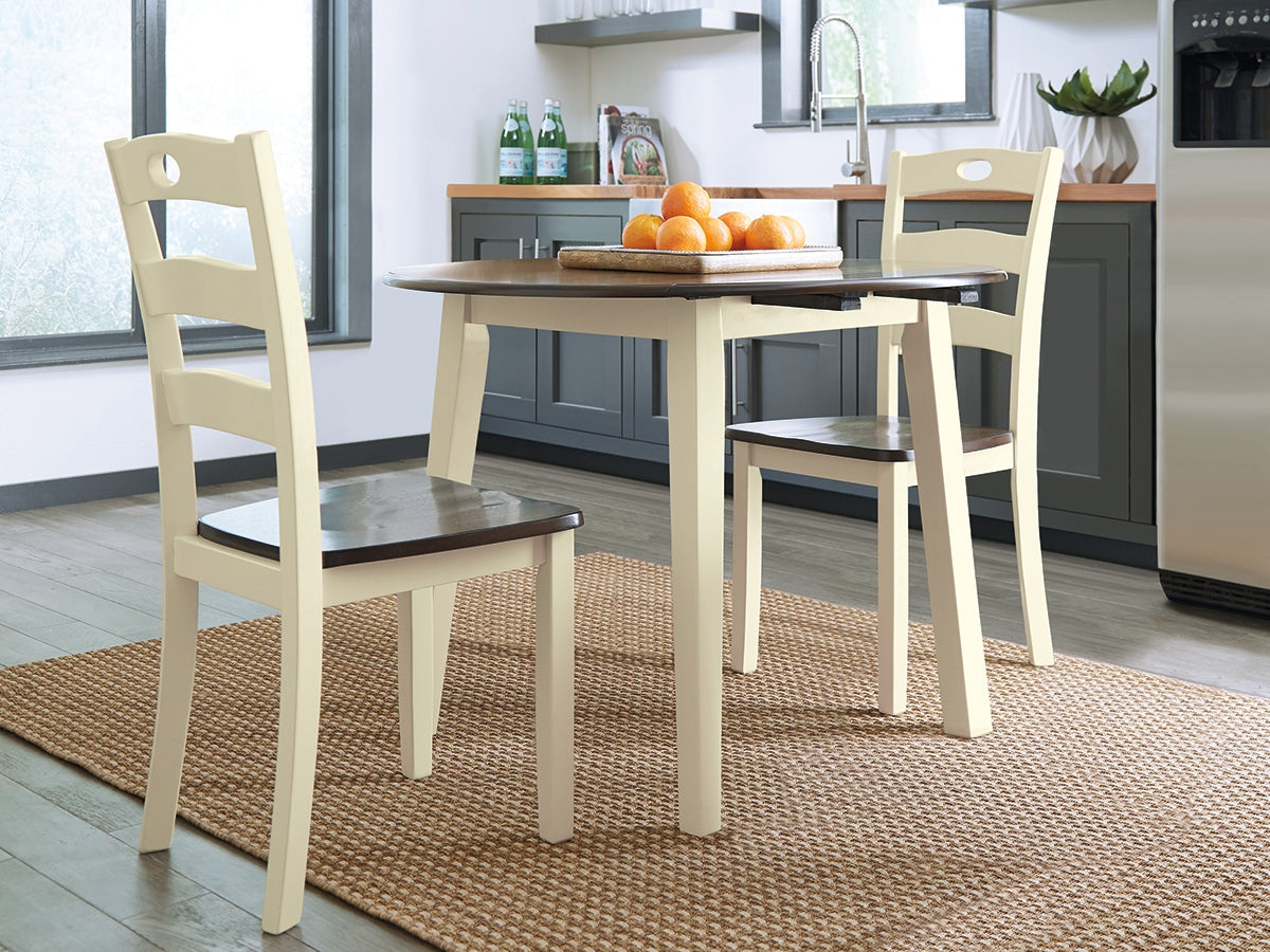Diamond Furniture - Ashley Furniture - Woodanville Dining Drop Leaf Table - Round DRM Drop Leaf Table - D335-15