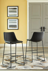 Diamond Furniture - Ashley Furniture - Centiar Pub Height Bar Stool (Set of 2) - Pub Height Bar Stool (Set of 2) - D372-630X2