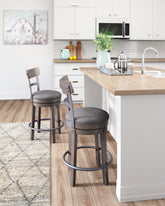 Diamond Furniture - Ashley Furniture - Caitbrook Counter Height Bar Stool - UPH Swivel Barstool (1/CN) - D388-224