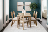 Diamond Furniture - Ashley Furniture - Sanbriar Dining Table and Chairs (Set of 7) - RECT DRM Table Set (7/CN) - D393-425