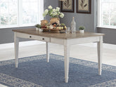 Diamond Furniture - Ashley Furniture - Skempton Dining Table - RECT DRM Table w/Storage - D394-25