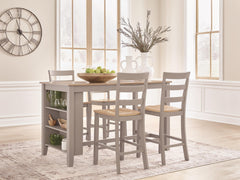 Diamond Furniture - Ashley Furniture - Harperfeld Dining Table and 4 - Dining Table and 4 - PCD403D2