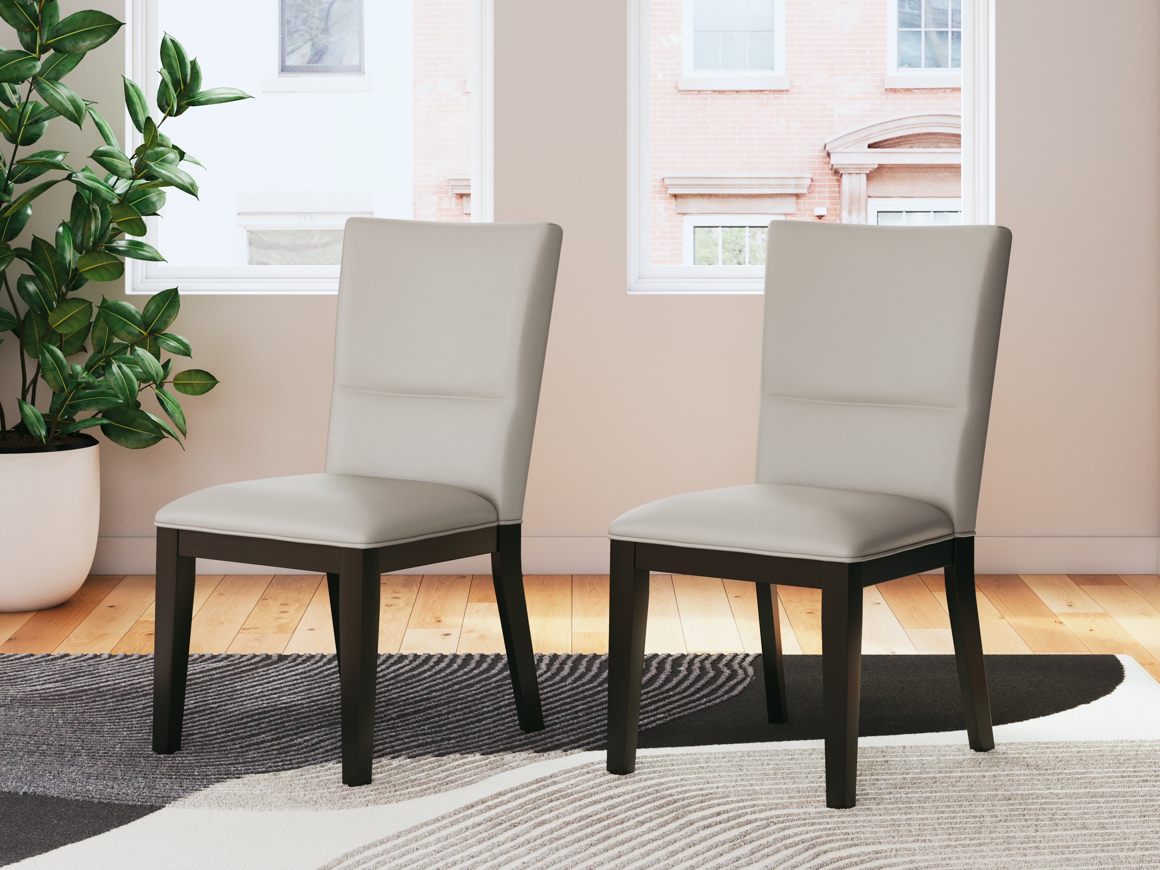Diamond Furniture - Ashley Furniture - Glinari Dining Chair (Set of 2) - Dining Chair (Set of 2) - D476-01X2