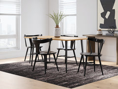 Diamond Furniture - Ashley Furniture - Gretlynn Dining Table and 4 Chairs - Dining Table and 4 Chairs - D501D3