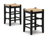 Diamond Furniture - Ashley Furniture - Mirimyn Counter Height Bar Stool (Set of 2) - Counter Height Bar Stool (Set of 2) - D508-124X2