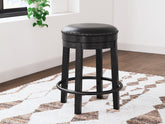 Diamond Furniture - Ashley Furniture - Valebeck Counter Height Barstool - UPH Swivel Stool (1/CN) - D546-824