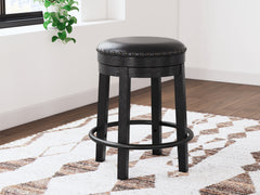 Diamond Furniture - Ashley Furniture - Valebeck Counter Height Barstool - UPH Swivel Stool (1/CN) - D546-824