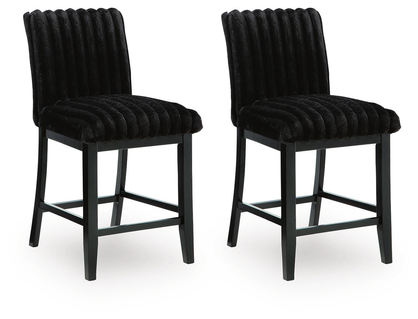 Diamond Furniture - Ashley Furniture - Mervannie Counter Height Barstool (Set of 2) - Counter Height Barstool (Set of 2) - PCD571-124X2