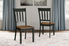 Diamond Furniture - Ashley Furniture - Owingsville Dining Chair (Set of 2) - Dining Chair (Set of 2) - D580-02X2