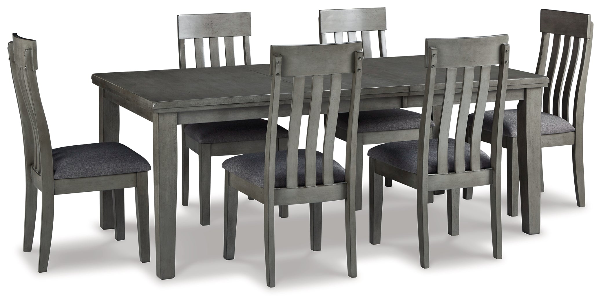 Diamond Furniture - Ashley Furniture - Hallanden Dining Table and 6 Chairs - Dining Table and 6 Chairs - D589D6