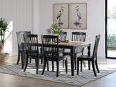 Diamond Furniture - Ashley Furniture - Brenkerton Dining Table and 6 Chairs - Dining Table and 6 Chairs - PCD591D2