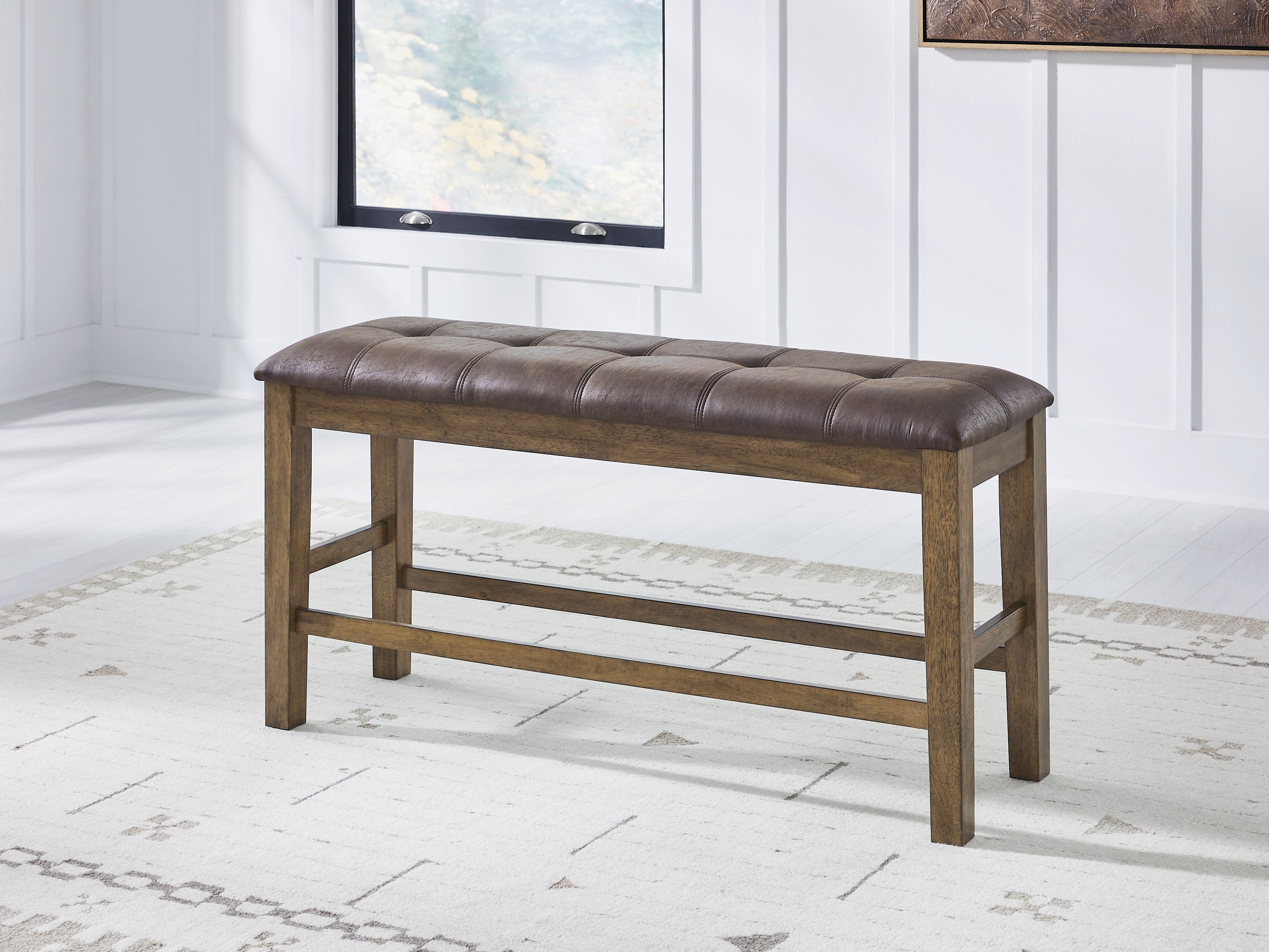 Diamond Furniture - Ashley Furniture - Urbinforte Counter Height Dining Bench - DBL Counter UPH Bench (1/CN) - PCD592-09