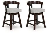 Diamond Furniture - Ashley Furniture - Haddigan Counter Height Barstool (Set of 2) - Counter Height Barstool (Set of 2) - D596-224X2