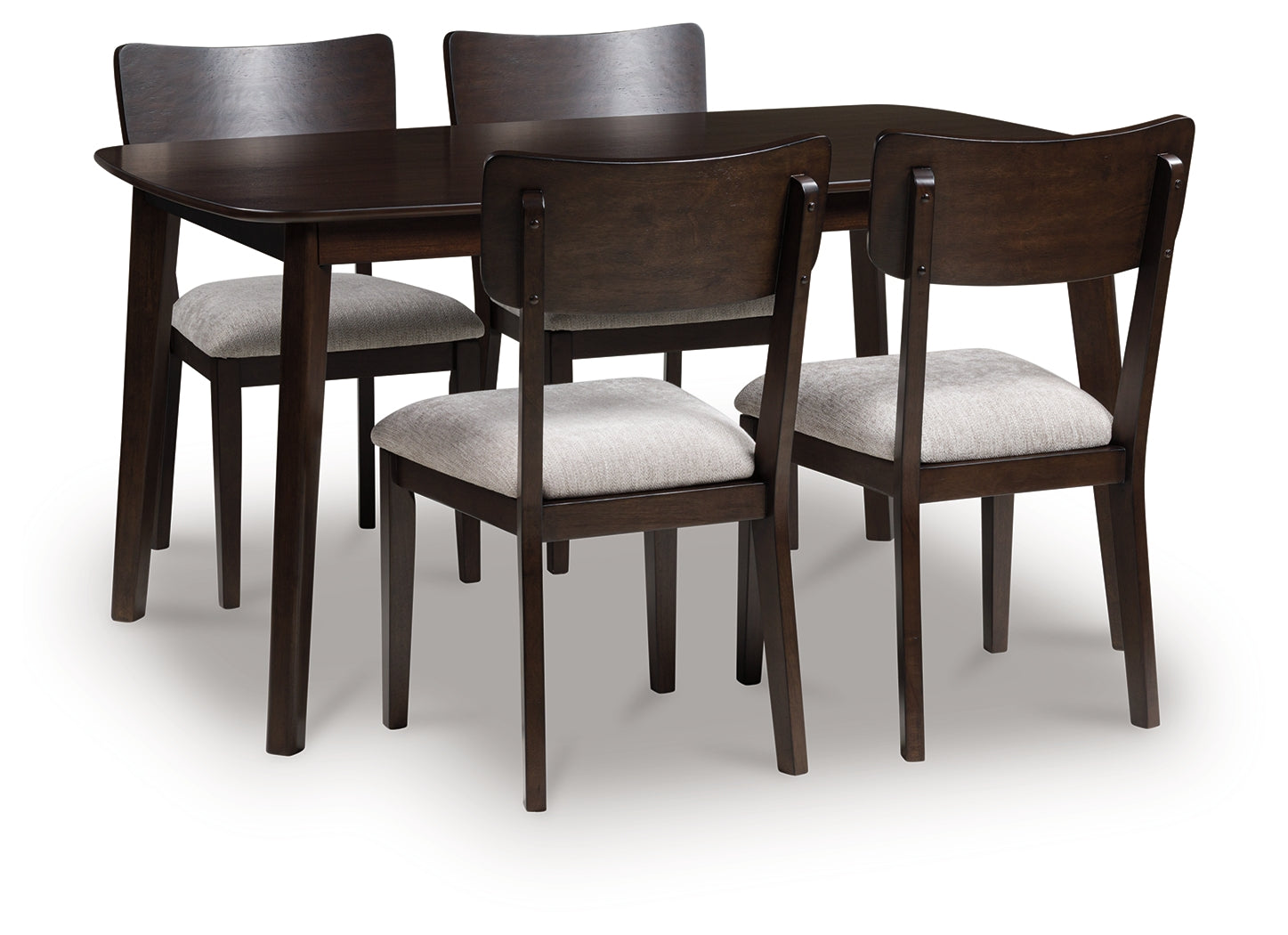 Diamond Furniture - Ashley Furniture - Mallenette Dining Table and 4 Chairs (Set of 5) - Dining Room Table Set (5/CN) - PCD607-225