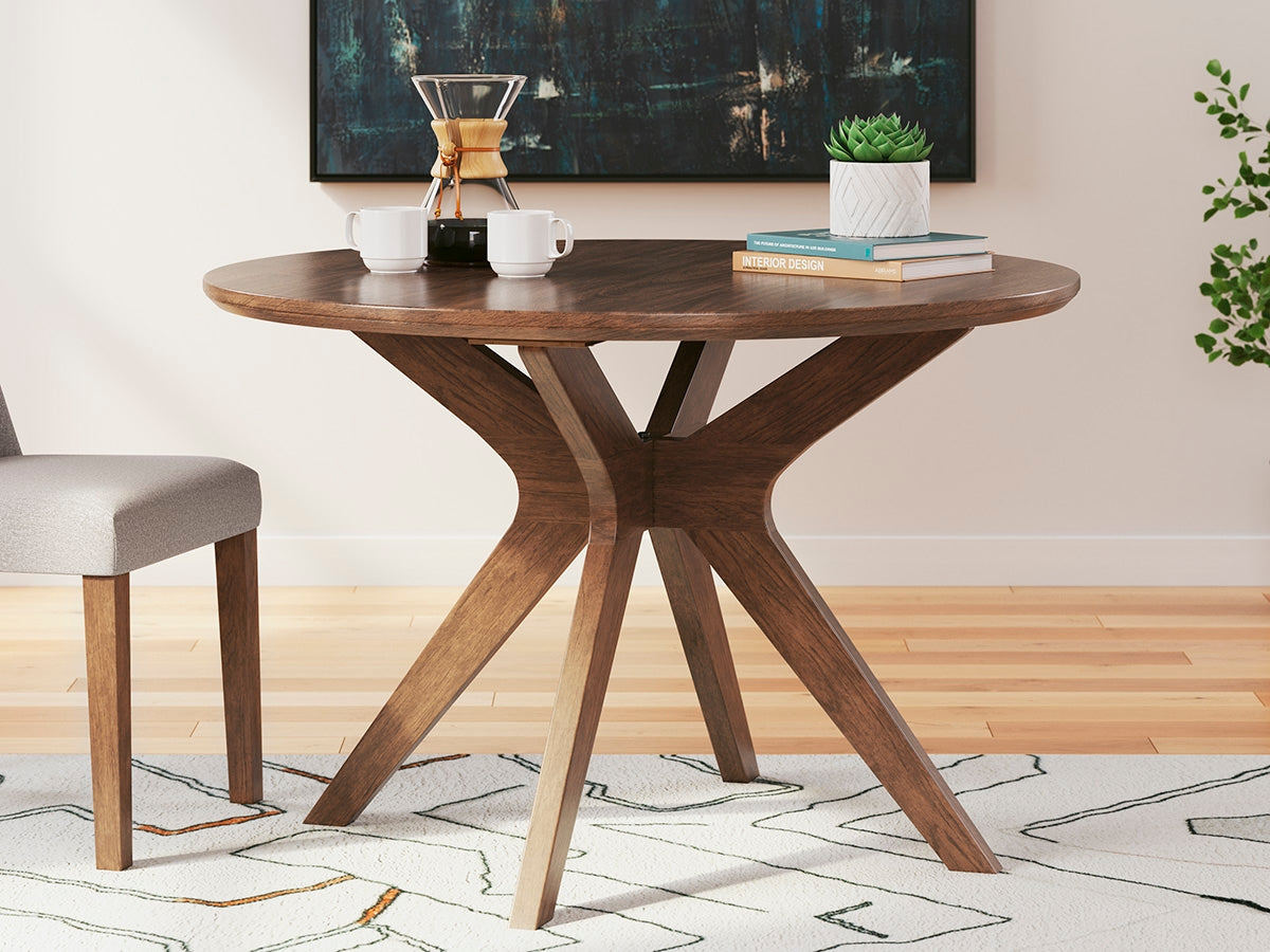 Diamond Furniture - Ashley Furniture - Lyncott Dining Table - Round Dining Room Table - D615-15