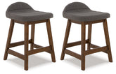 Diamond Furniture - Ashley Furniture - Lyncott Counter Height Bar Stool (Set of 2) - Counter Height Bar Stool (Set of 2) - D615-224X2