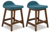 Diamond Furniture - Ashley Furniture - Lyncott Counter Height Bar Stool (Set of 2) - Counter Height Bar Stool (Set of 2) - D615-324X2