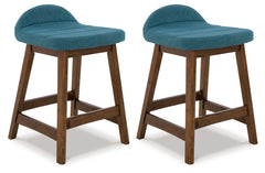 Diamond Furniture - Ashley Furniture - Lyncott Counter Height Bar Stool (Set of 2) - Counter Height Bar Stool (Set of 2) - D615-324X2