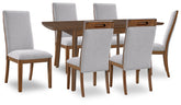Diamond Furniture - Ashley Furniture - Lyncott Extension Dining Table and 6 Chairs - Extension Dining Table and 6 Chairs - D615D20