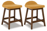 Diamond Furniture - Ashley Furniture - Lyncott Counter Height Bar Stool (Set of 2) - Counter Height Bar Stool (Set of 2) - D615-424X2