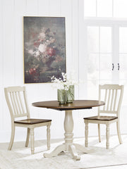 Diamond Furniture - Ashley Furniture - Wirloni Dining Table and 2 Chairs - Dining Table and 2 Chairs - PCD616D2