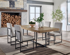 Diamond Furniture - Ashley Furniture - Tomtyn Dining Table and 4 Chairs - Dining Table and 4 Chairs - D622D1