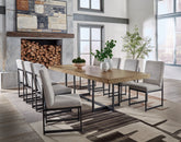Diamond Furniture - Ashley Furniture - Tomtyn Extension Dining Table and 8 Chairs - Extension Dining Table and 8 Chairs - D622D3