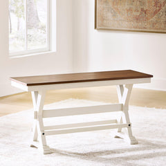 Diamond Furniture - Ashley Furniture - Brinfern 48" Counter Height Bench - Large Counter DRM Bench - PCD628-09