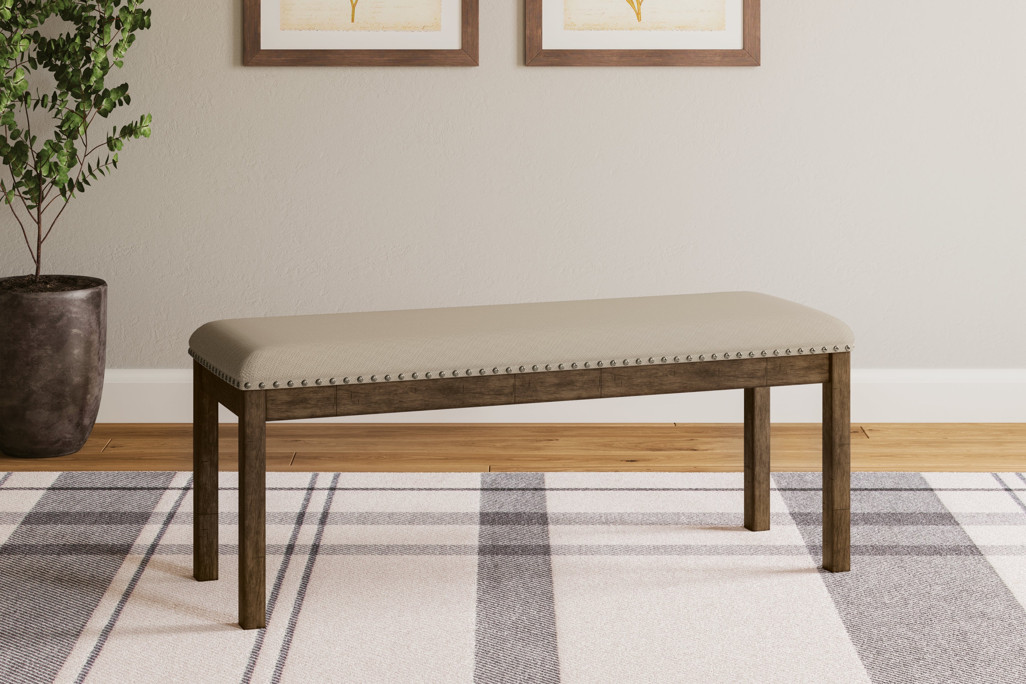 Diamond Furniture - Ashley Furniture - Moriville Dining Bench - Upholstered Bench - D631-00