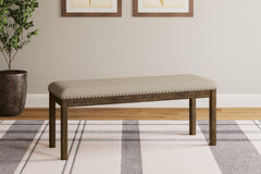 Diamond Furniture - Ashley Furniture - Moriville Dining Bench - Upholstered Bench - D631-00