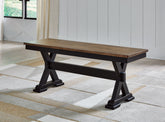 Diamond Furniture - Ashley Furniture - Wildenauer 50" Dining Bench - Large Dining Room Bench - D634-00