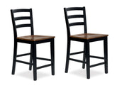 Diamond Furniture - Ashley Furniture - Wildenauer Counter Height Barstool (Set of 2) - Counter Height Barstool (Set of 2) - D634-124X2