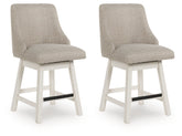 Diamond Furniture - Ashley Furniture - Robbinsdale Counter Height Barstool (Set of 2) - Counter Height Barstool (Set of 2) - D642-324X2
