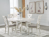 Diamond Furniture - Ashley Furniture - Robbinsdale Dining Table and 4 Chairs - Dining Table and 4 Chairs - D642D3